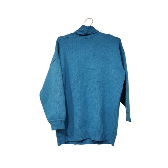 Farm Rio Oversized Blue logo sweater size XS - Picture 3 of 6